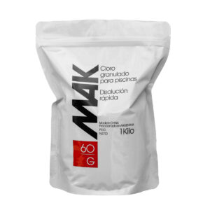 MAK Cloro Granulado Disolución Rápida 1 Kilo